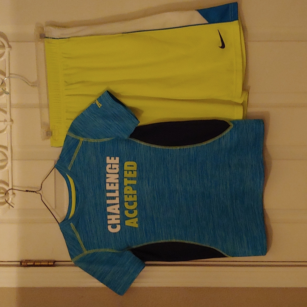 Nike Dri fit Shorts Shirt Boys 10 12